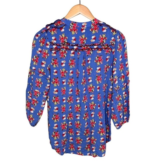 Matilda Jane Floral Millie Blouse Secret Fields Blue Size Small AT16143 - Picture 5 of 8